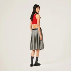 Red Viscose Top | Miu Miu
