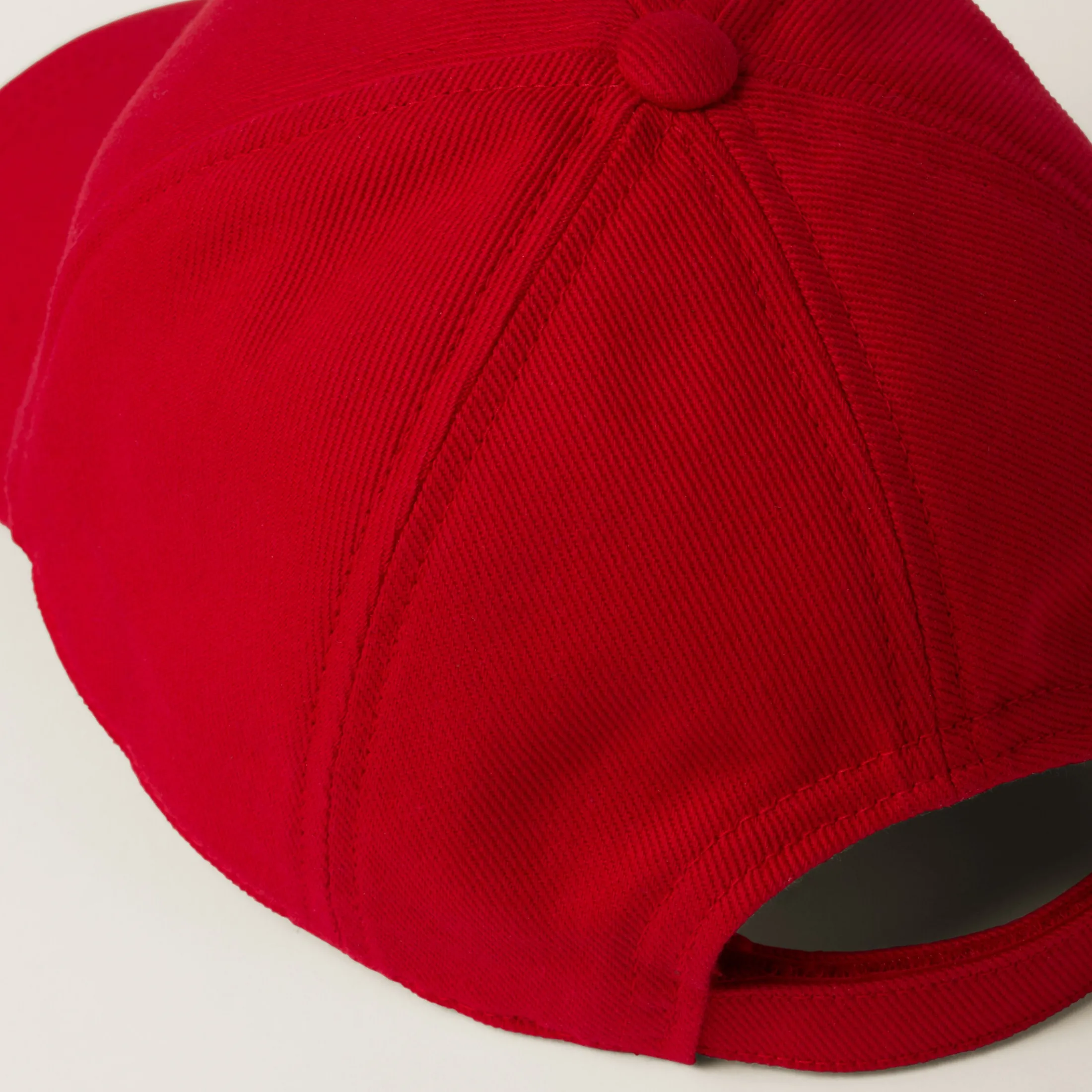 Red/white Drill Baseball Cap | Miu Miu