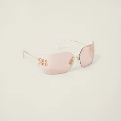 Rose Gold Lenses Miu Miu Runway Sunglasses | Miu Miu