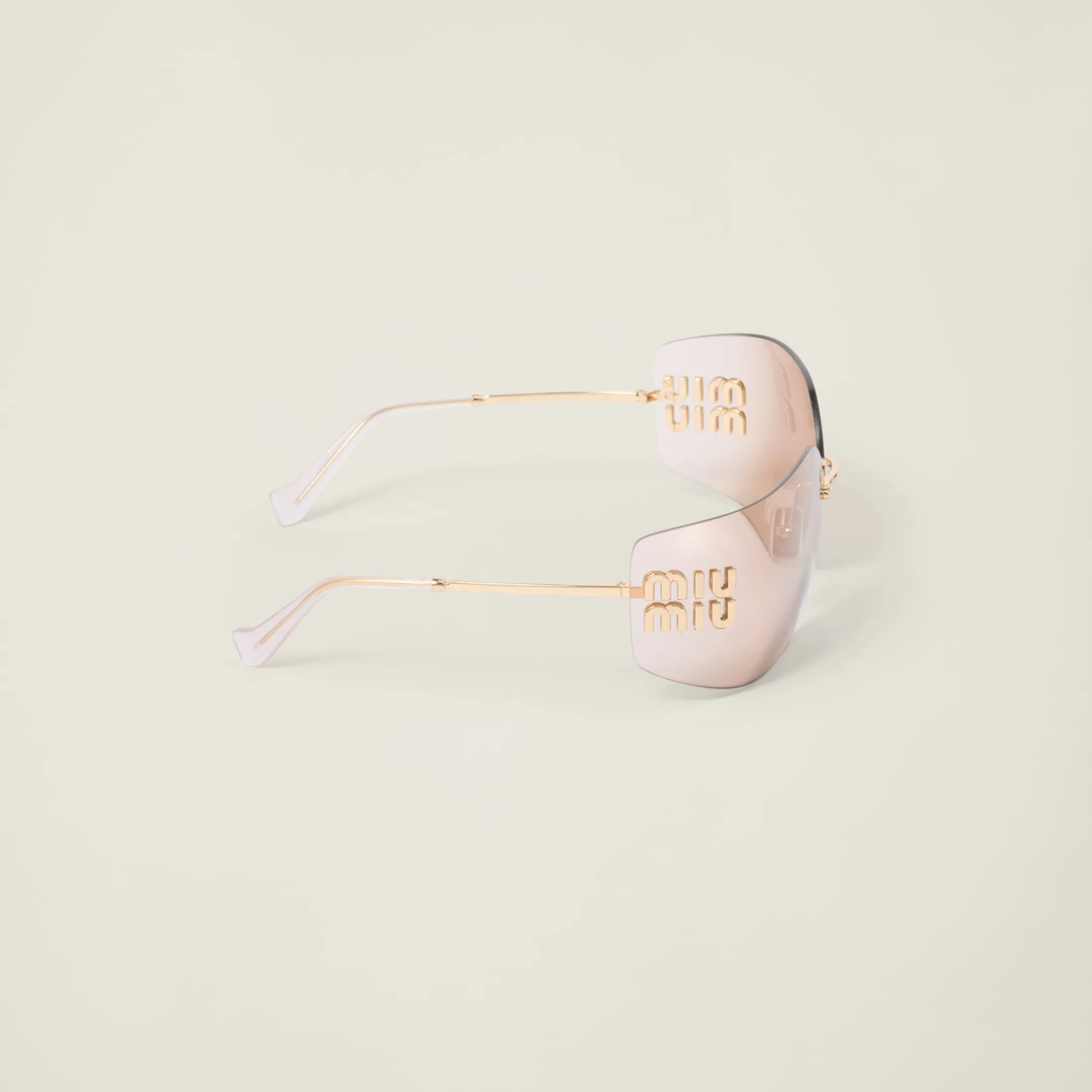 Rose Gold Lenses Miu Miu Runway Sunglasses | Miu Miu
