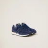 Royal Blue New Balance 574 X Miu Miu Denim Sneakers | Miu Miu
