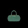 Sage Green Arcadie Leather Bag | Miu Miu