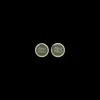 Sage Green Enameled Metal Earrings | Miu Miu