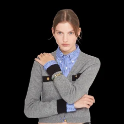 Sage Green Enameled Metal Bracelet | Miu Miu