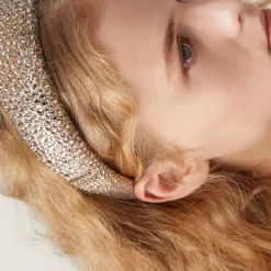 Sand Beige Duchess Headband | Miu Miu