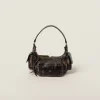 Sand/coffee Nappa Leather Pocket Bag | Miu Miu