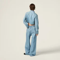 Sapphire Blue Denim Jeans | Miu Miu