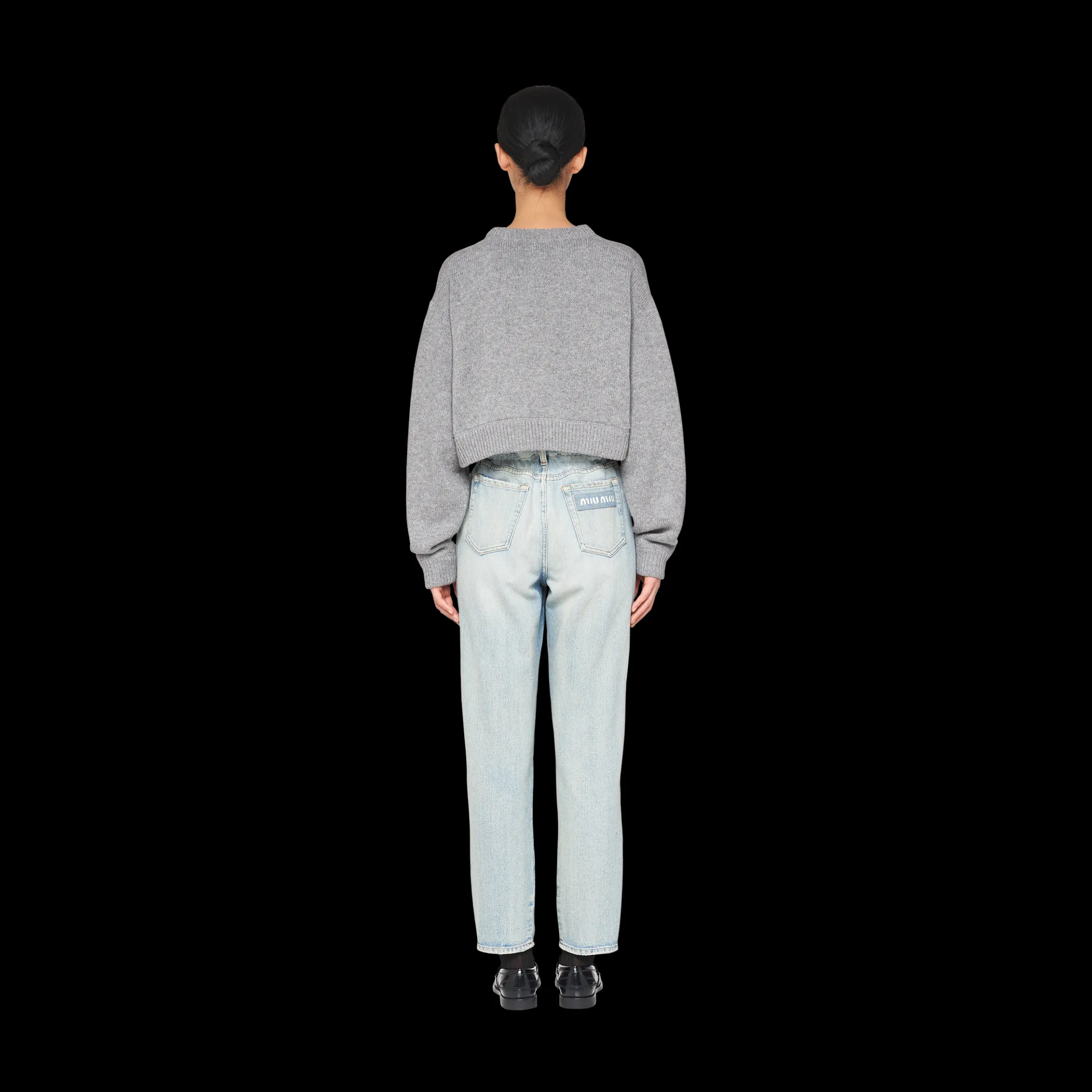 Sapphire Blue Denim Jeans | Miu Miu