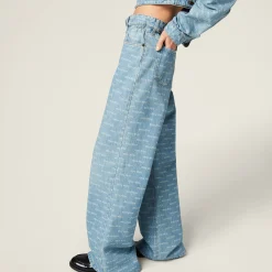Sapphire Blue Denim Jeans | Miu Miu