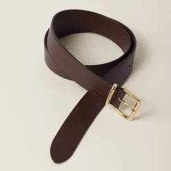Sienna Leather Belt | Miu Miu
