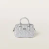Silver Arcadie Matelassé Nappa Leather Mini-bag | Miu Miu