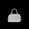 Silver Arcadie Matelassé Nappa Leather Bag | Miu Miu