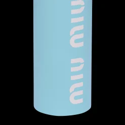 Sky Blue/white Stainless Steel Water Bottle, 500 Ml | Miu Miu