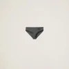 Slate Gray Cashmere Panties | Miu Miu