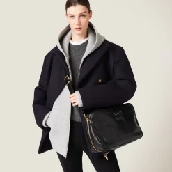 Slate Gray Cashmere Sweater | Miu Miu