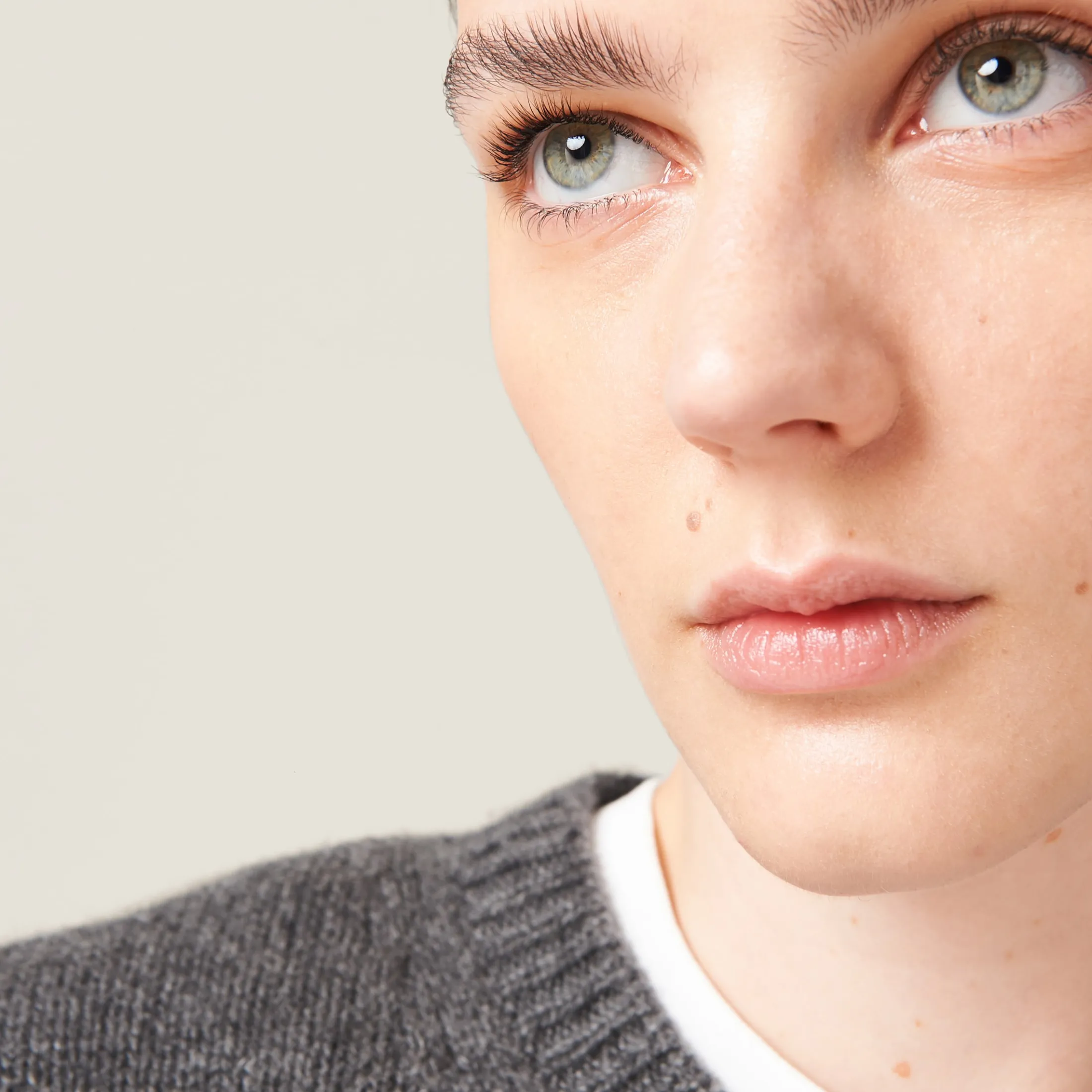 Slate Gray Cashmere Sweater | Miu Miu