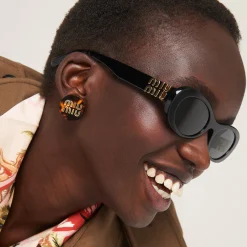 Slate Gray Lenses Miu Glimpse Sunglasses | Miu Miu