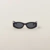 Slate Gray Lenses Miu Glimpse Sunglasses | Miu Miu