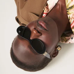 Slate Gray Lenses Miu Glimpse Sunglasses | Miu Miu