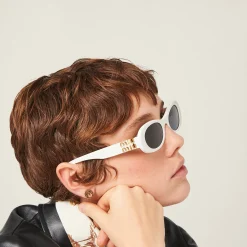 Slate Gray Lenses Miu Glimpse Sunglasses | Miu Miu