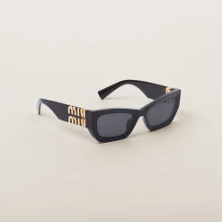 Slate Gray Lenses Miu Glimpse Sunglasses | Miu Miu