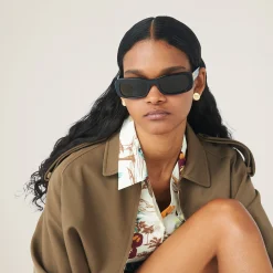 Slate Gray Lenses Miu Glimpse Sunglasses | Miu Miu