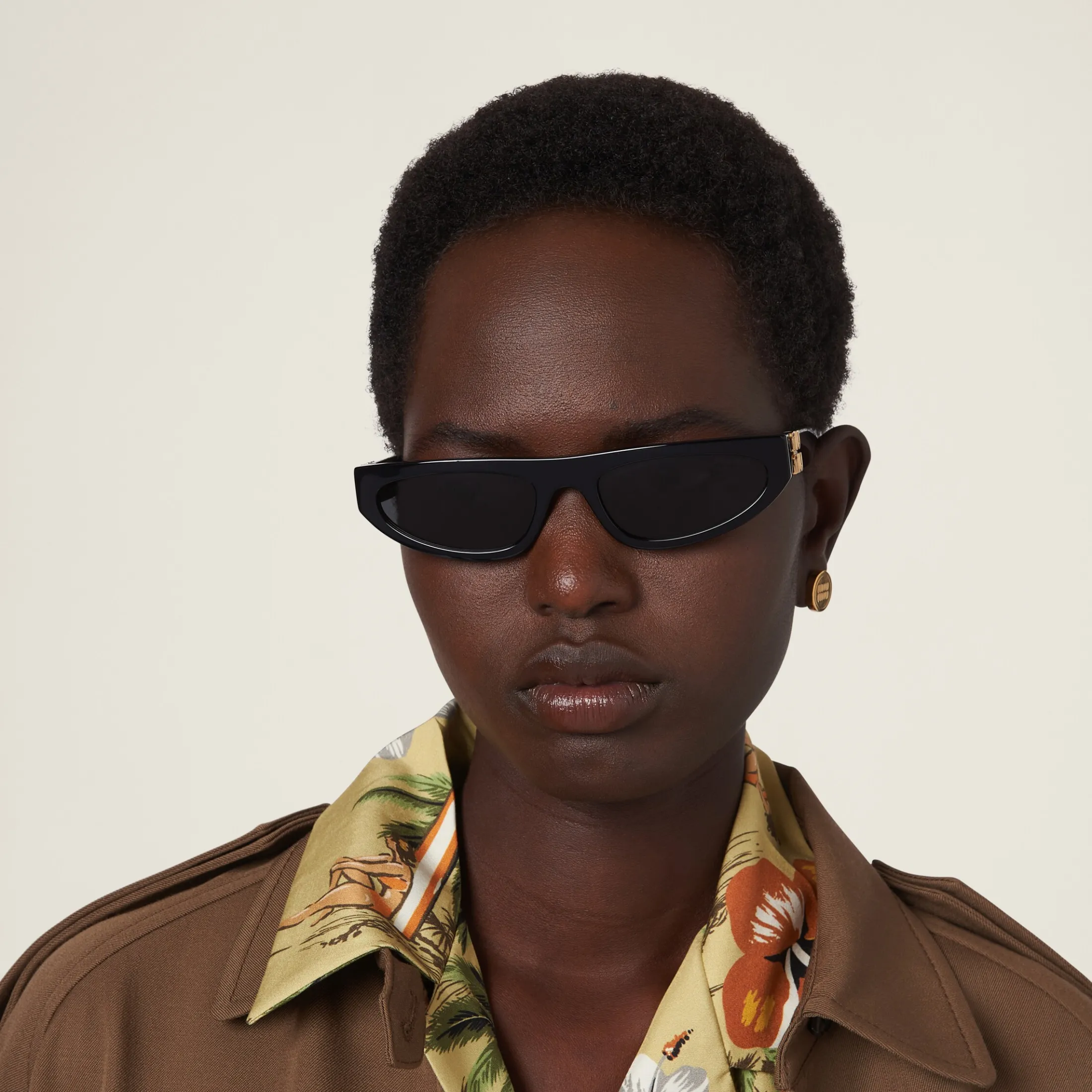 Slate Gray Lenses Miu Glimpse Sunglasses | Miu Miu