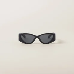 Slate Gray Lenses Miu Miu Logo Sunglasses | Miu Miu