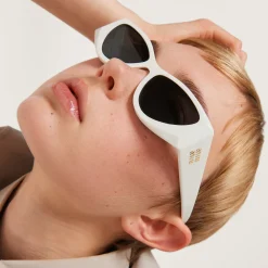 Slate Gray Lenses Miu Miu Logo Sunglasses | Miu Miu
