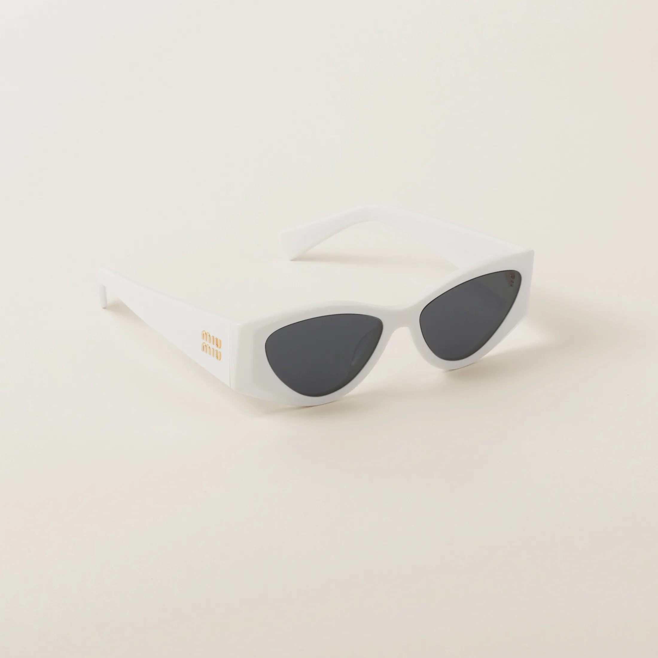 Slate Gray Lenses Miu Miu Logo Sunglasses | Miu Miu