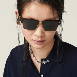 Slate Gray Lenses Miu Miu Runway Sunglasses | Miu Miu