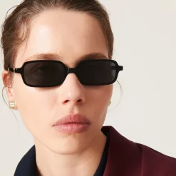 Slate Gray Lenses Miu Regard Sunglasses | Miu Miu