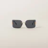 Slate Gray Lenses Runway Sunglasses | Miu Miu