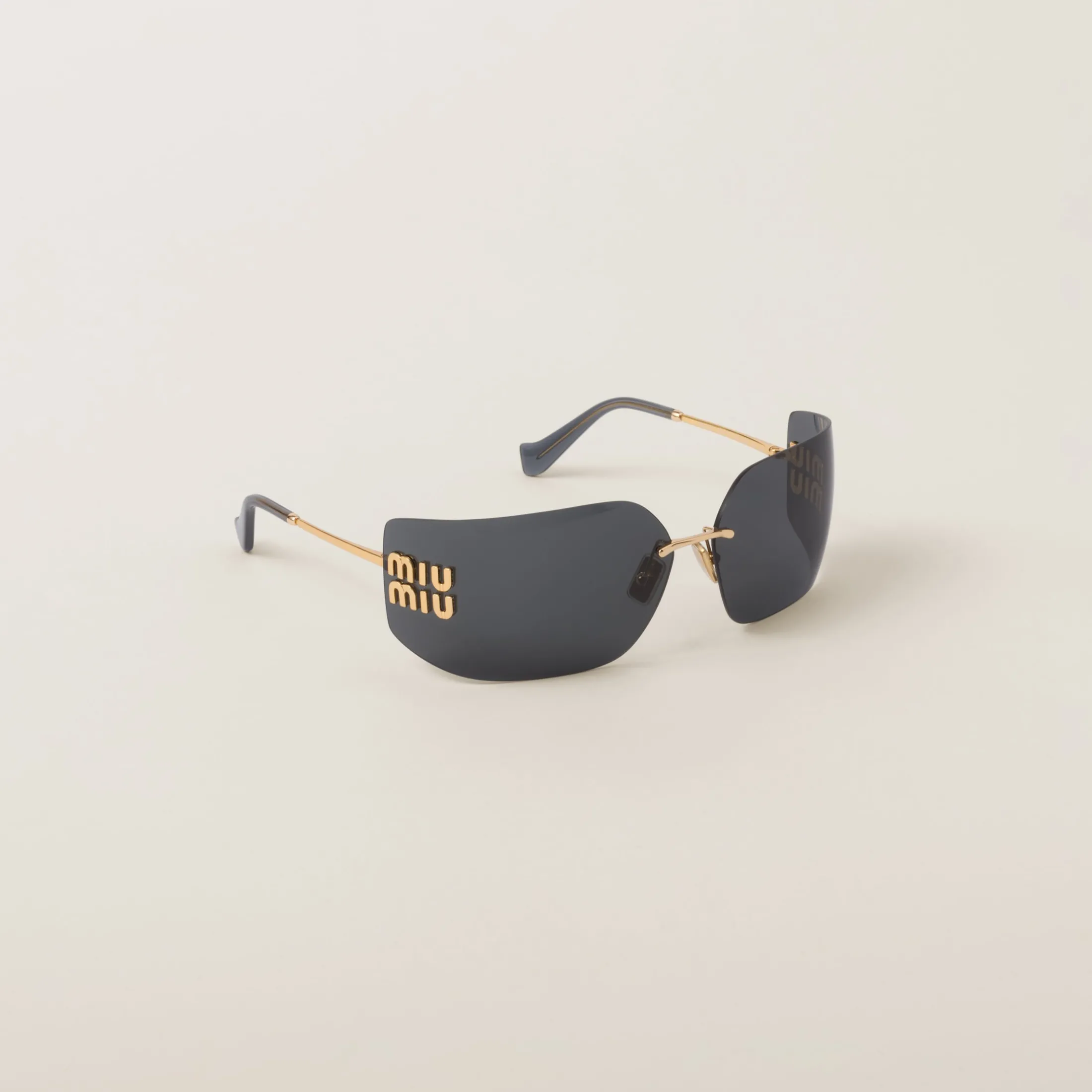 Slate Gray Lenses Runway Sunglasses | Miu Miu
