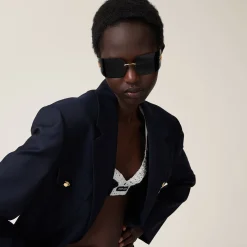 Slate Gray Lenses Runway Sunglasses | Miu Miu