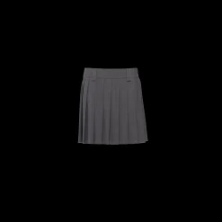 Slate Gray Light Wool Miniskirt | Miu Miu