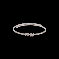 Steel/crystal Crystal Necklace | Miu Miu