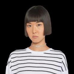 Steel/crystal Crystal Necklace | Miu Miu