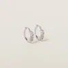 Steel/crystal Metal Earrings With Artificial Crystals | Miu Miu