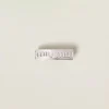 Steel/crystal Metal Hair Clip With Crystals | Miu Miu