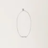 Steel/crystal Metal Necklace With Crystals | Miu Miu