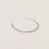 Steel/crystal Rigid Crystal Headband | Miu Miu