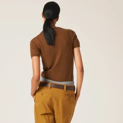 Tobacco Cashmere Sweater | Miu Miu