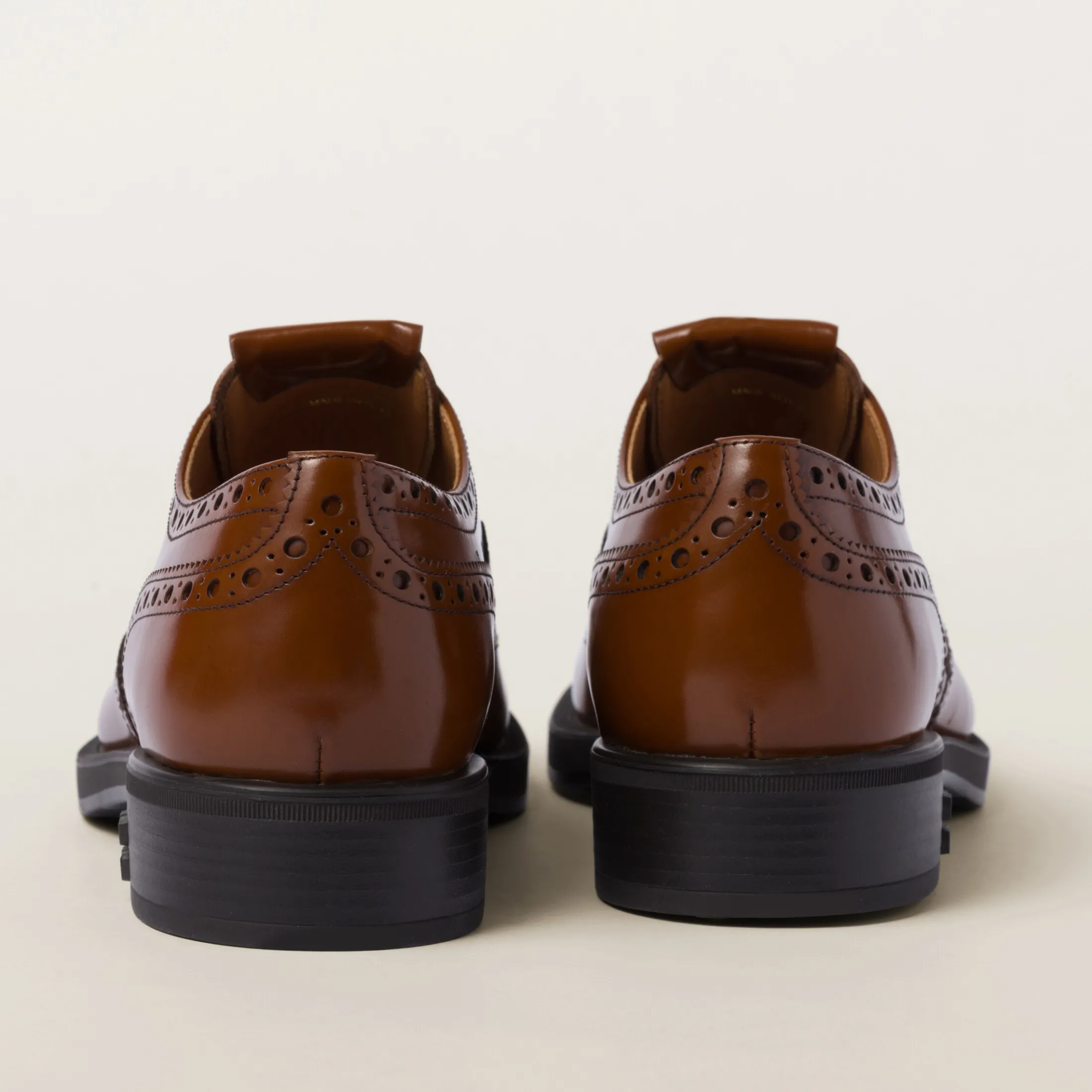 Tobacco Church's X Miu Miu Brushed Leather Oxford Brogue Shoes | Miu Miu