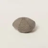 Tobacco Prince Of Wales Checked Wool Hat | Miu Miu