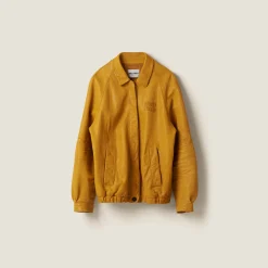 Topaz Nappa Leather Jacket | Miu Miu