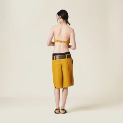 Topaz Nappa Leather Skirt | Miu Miu