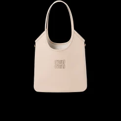 Travertine Stone Ivy Leather Bag | Miu Miu