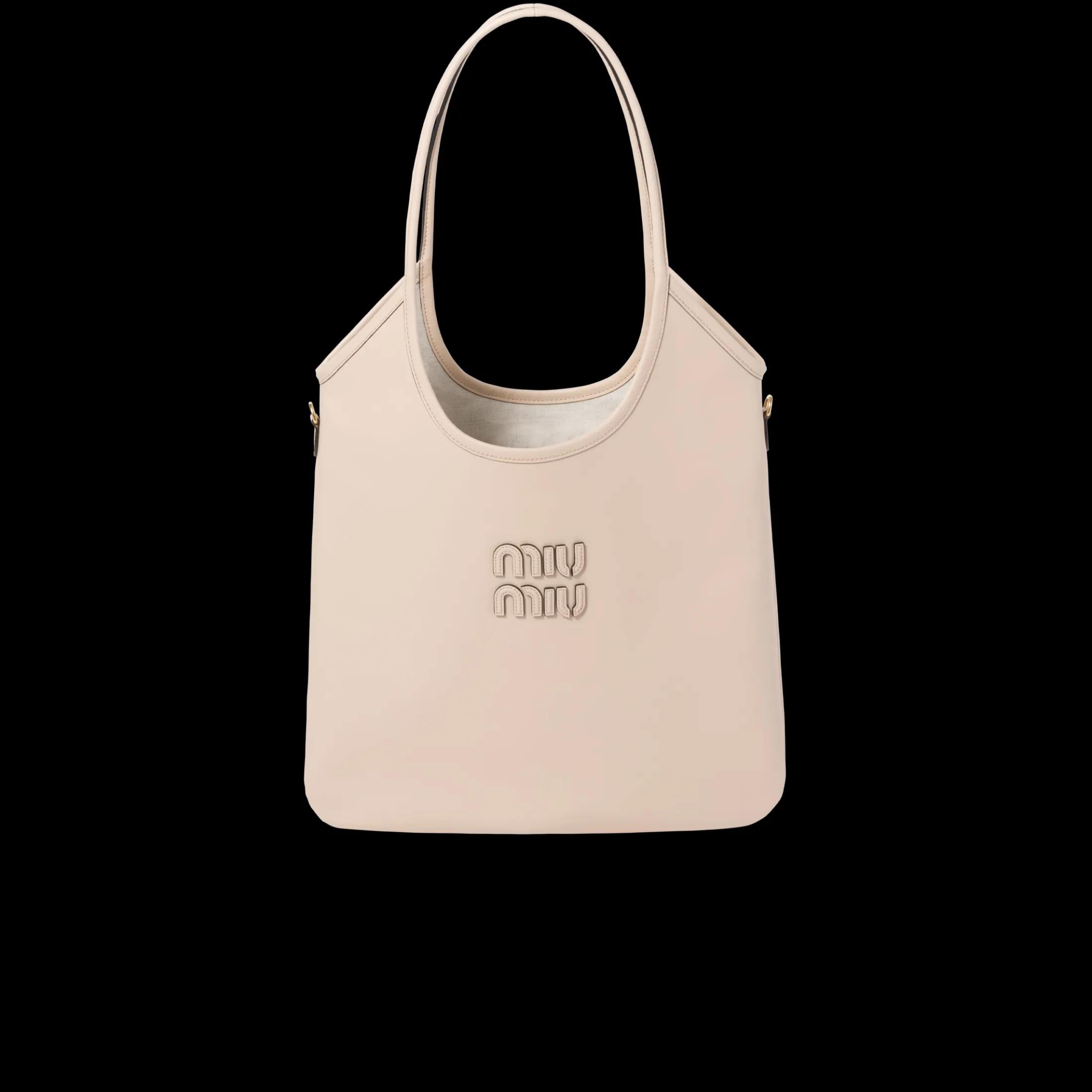 Travertine Stone Ivy Leather Bag | Miu Miu