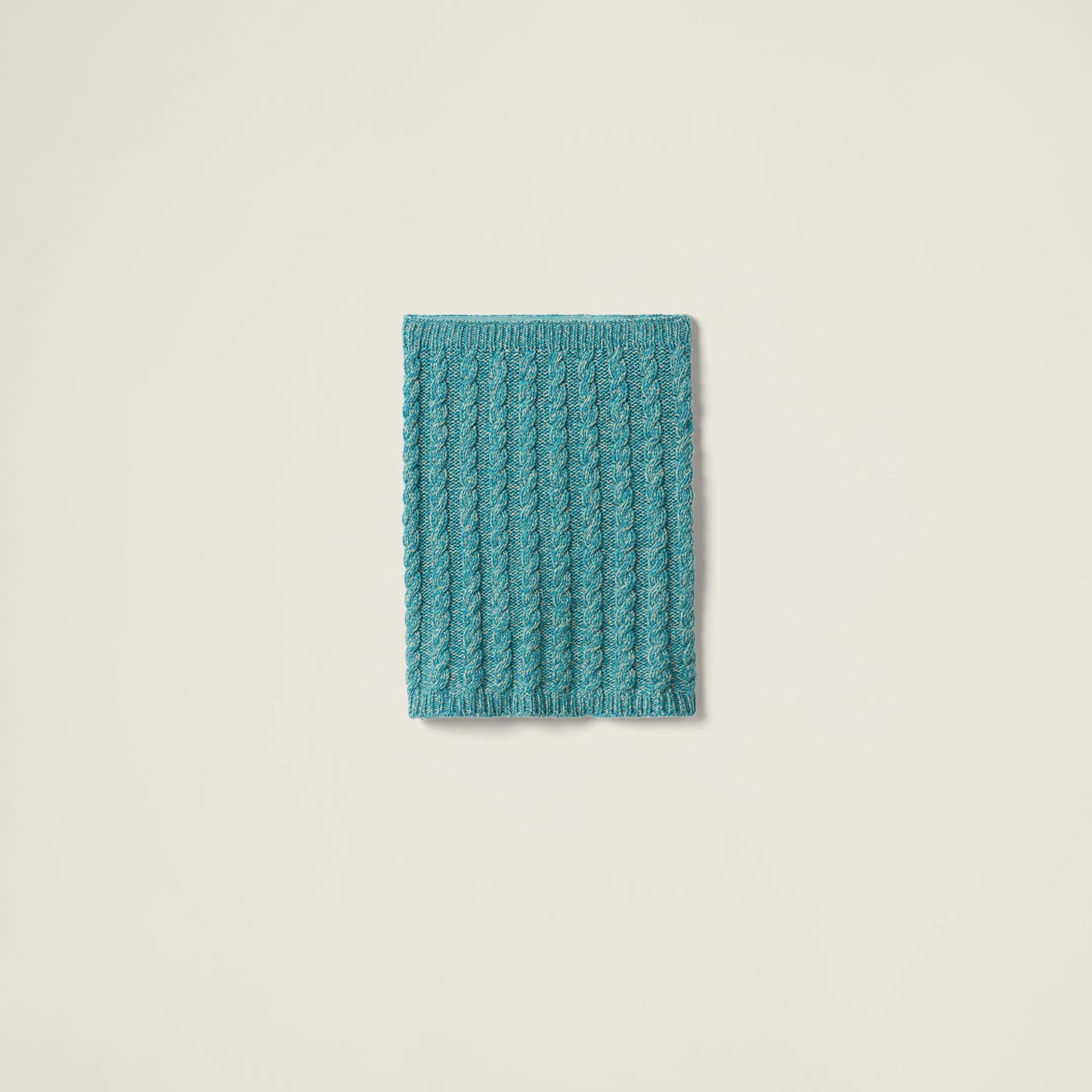 Turquoise Wool And Cashmere Skirt | Miu Miu